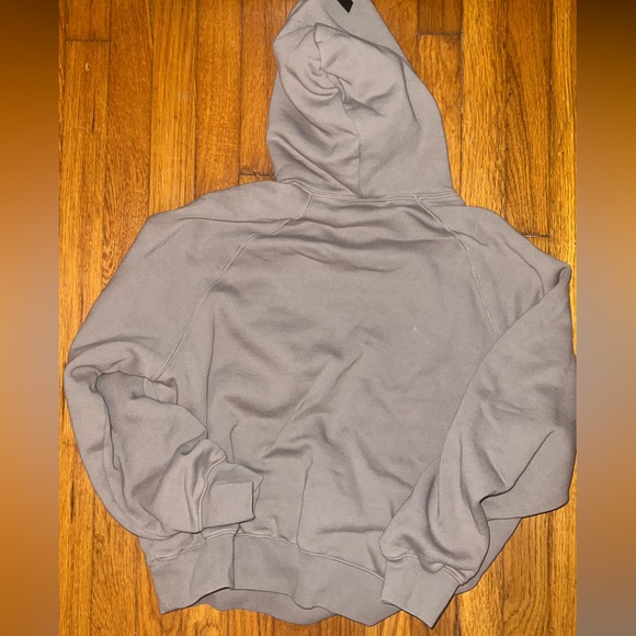 Essentials Taupe Grey Hoodie - Picture 4 of 5